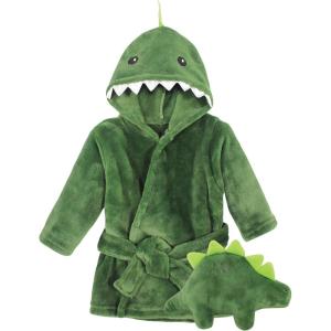 image:imageHudson Baby unisexbaby Plush Bathrobe and Toy SetDinosaur