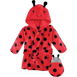 image:imageHudson Baby unisexbaby Plush Bathrobe and Toy SetLadybug