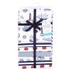 image:imageLittle Treasure Hudson Baby Cotton Poly Flannel Receiving Blankets Multipack Pink Rose 30x30 inchesBlue Lighthouse