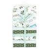 image:imageLittle Treasure Hudson Baby Cotton Poly Flannel Receiving Blankets Multipack Pink Rose 30x30 inchesGreen Eucalyptus