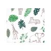 image:imageLittle Treasure Hudson Baby Cotton Poly Flannel Receiving Blankets Multipack Pink Rose 30x30 inchesGreen Jungle