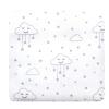 image:imageLittle Treasure Hudson Baby Cotton Poly Flannel Receiving Blankets Multipack Pink Rose 30x30 inchesGrey Clouds