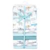 image:imageLittle Treasure Hudson Baby Cotton Poly Flannel Receiving Blankets Multipack Pink Rose 30x30 inchesGrey Teal Elephant
