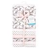 image:imageLittle Treasure Hudson Baby Cotton Poly Flannel Receiving Blankets Multipack Pink Rose 30x30 inchesPink Bow