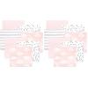 image:imageLittle Treasure Hudson Baby Cotton Poly Flannel Receiving Blankets Multipack Pink Rose 30x30 inchesPink Cloud