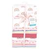 image:imageLittle Treasure Hudson Baby Cotton Poly Flannel Receiving Blankets Multipack Pink Rose 30x30 inchesPink Creative Rainbow