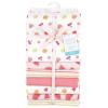 image:imageLittle Treasure Hudson Baby Cotton Poly Flannel Receiving Blankets Multipack Pink Rose 30x30 inchesPink Fruit Salad