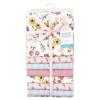 image:imageLittle Treasure Hudson Baby Cotton Poly Flannel Receiving Blankets Multipack Pink Rose 30x30 inchesPink Soft Painted Floral