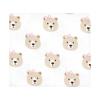 image:imageLittle Treasure Hudson Baby Cotton Poly Flannel Receiving Blankets Multipack Pink Rose 30x30 inchesPink Taupe Bears