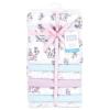 image:imageLittle Treasure Hudson Baby Cotton Poly Flannel Receiving Blankets Multipack Pink Rose 30x30 inchesPurple Garden Fairies