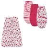 image:imageHudson Baby Wearable Sleeping Bag amp Swaddle Wrap 3Pack Jersey CottonBotanical
