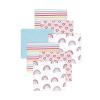 Pink Modern Rainbow