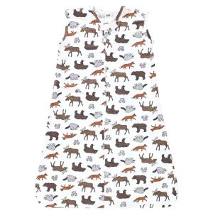 image:imageHudson Baby Unisex Baby Cotton Sleeveless Wearable Sleeping Bag Sack Blanket Fairytale Princess 06 MonthsAnimal Adventure