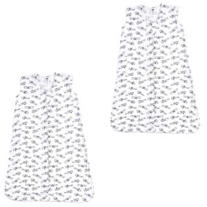 image:imageHudson Baby Unisex Baby Cotton Sleeveless Wearable Sleeping Bag Sack Blanket Fairytale Princess 06 MonthsAviation 2pack