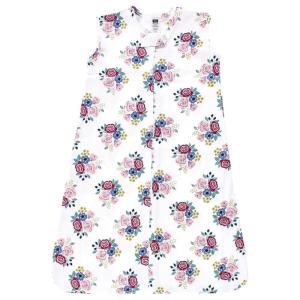 image:imageHudson Baby Unisex Baby Cotton Sleeveless Wearable Sleeping Bag Sack Blanket Fairytale Princess 06 MonthsBlush Navy Floral