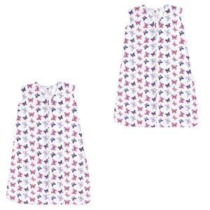 image:imageHudson Baby Unisex Baby Cotton Sleeveless Wearable Sleeping Bag Sack Blanket Fairytale Princess 06 MonthsButterflies 2pack