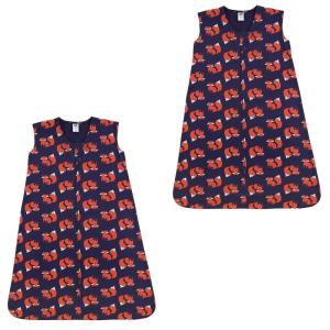 image:imageHudson Baby Unisex Baby Cotton Sleeveless Wearable Sleeping Bag Sack Blanket Fairytale Princess 06 MonthsFox 2pack