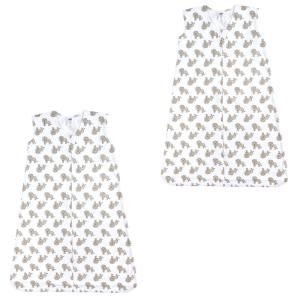 image:imageHudson Baby Unisex Baby Cotton Sleeveless Wearable Sleeping Bag Sack Blanket Fairytale Princess 06 MonthsLions 2pack