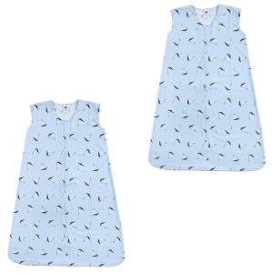 image:imageHudson Baby Unisex Baby Cotton Sleeveless Wearable Sleeping Bag Sack Blanket Fairytale Princess 06 MonthsSailboats 2pack