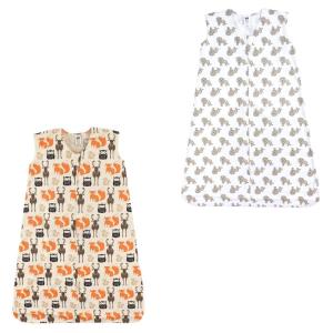 image:imageHudson Baby Unisex Baby Cotton Sleeveless Wearable Sleeping Bag Sack Blanket Fairytale Princess 06 MonthsWoodland Creatures Lion 2pack