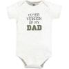 image:imageHudson Baby Infant Boy Cotton Bodysuits Sage Daddys Boy Preemie