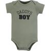 image:imageHudson Baby Infant Boy Cotton Bodysuits Sage Daddys Boy Preemie