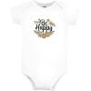 image:imageHudson Baby Infant Girl Cotton Bodysuits Be Happy Floral Preemie