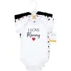 image:imageHudson Baby Unisex Baby Cotton Bodysuits Girl Mommy Red Black Preemie