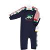 image:imageHudson Baby unisexchild Cotton CoverallsChristmasaurus