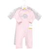 image:imageHudson Baby unisexchild Cotton CoverallsPink Gray Elephant