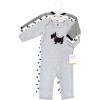 image:imageHudson Baby unisexchild Cotton CoverallsScottie Dog