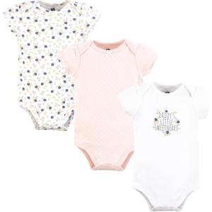 image:imageHudson Baby Infant Girl Cotton Bodysuits Daddys Sweetheart Preemie