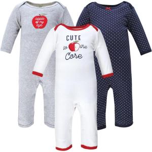 image:imageHudson Baby unisexchild Cotton CoverallsApple
