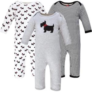image:imageHudson Baby unisexchild Cotton CoverallsScottie Dog