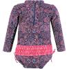 image:imageHudson Baby Unisex Baby Cotton Bodysuits Little MonkeyPaisley Punch Toddler