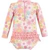 image:imageHudson Baby Unisex Baby Cotton Bodysuits Little MonkeyPeace Love Flowers Toddler