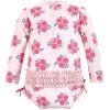 image:imageHudson Baby Unisex Baby Cotton Bodysuits Little MonkeyPink Navy Roses Toddler
