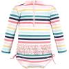 image:imageHudson Baby Unisex Baby Cotton Bodysuits Little MonkeySunset Stripe Baby
