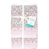 image:imageHudson Baby Unisex Baby Cotton Polyester Flannel Receiving Blankets BundleOutline Floral Soft Pink