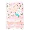 image:imageHudson Baby Unisex Baby Cotton Polyester Flannel Receiving Blankets BundlePink Peony