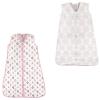 image:imageWearable Sleeping Bag Muslin amp Jersey Cotton 2PackPink AztecModern Floral