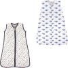 image:imageHudson Baby Safe Sleep Wearable Sleeping Bag Muslin amp Jersey Cotton 2 Pack ArrowsWhale 1824 Months