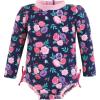 Navy Bright Pink Floral Baby