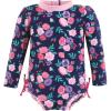 Navy Bright Pink Floral Toddler