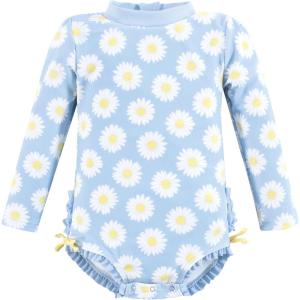 image:imageHudson Baby Unisex Baby Cotton Bodysuits Little MonkeyBlue Daisy Baby