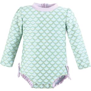 image:imageHudson Baby Unisex Baby Cotton Bodysuits Little MonkeyMermaid Baby