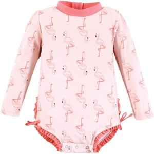 image:imageHudson Baby Unisex Baby Cotton Bodysuits Little MonkeyPink Flamingo Baby