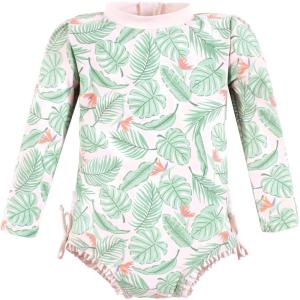 image:imageHudson Baby Unisex Baby Cotton Bodysuits Little MonkeyPink Palm Toddler