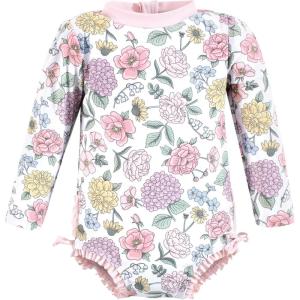 image:imageHudson Baby Unisex Baby Cotton Bodysuits Little MonkeyVintage Blossom Toddler