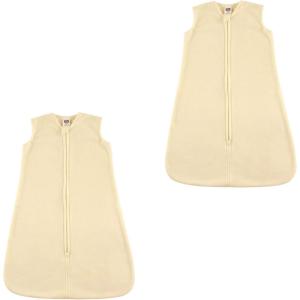image:imageHudson Baby Wearable Safe Cozy Warm Sleeping Bag Cream Microfleece 2 Pack 06 Months